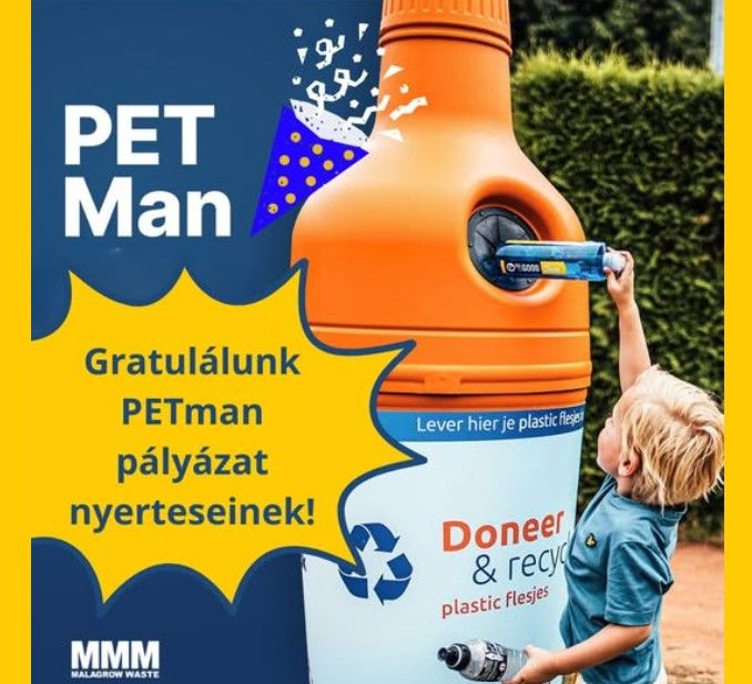 Iskolánk a Malagrow Waste PETman pályázatának nyertese