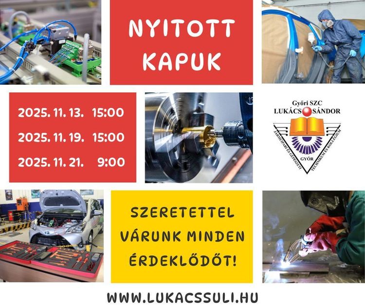 Nyitott Kapuk a Lukácsban – fedezd fel a jövőd!