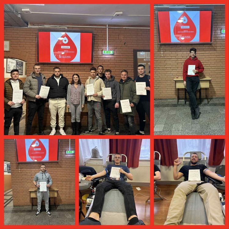 Ismét sikeres véradás volt iskolánkban - 2025