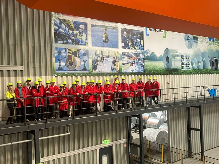 Gyárlátogatás a a gönyűi Wuppermann Hungary Kft-nél