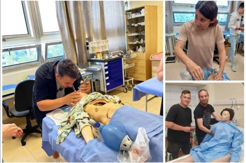 Petz Aladár Egyetemi Oktató Kórház SKILL-laborjába látogattak el iskolánk diákjai