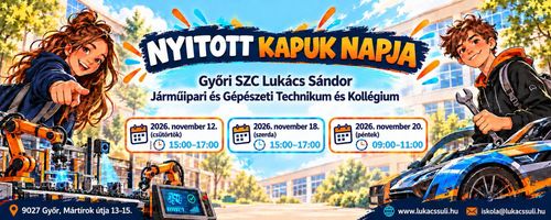 Nyitott kapuk napja iskolánkban - 2026/27. tanévben is!